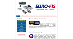 Desktop Screenshot of eurofis.pl